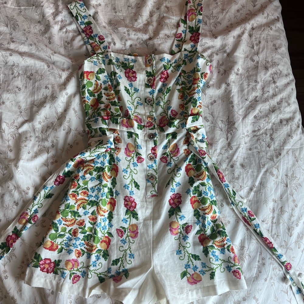 FARM Rio Floral Romper